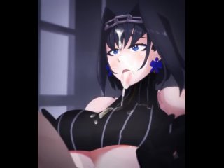 kronii gives an epic titfuck ever (big tits, hentai, sex, porn, animation, anime, boobs, cum, cumshot, 18 )