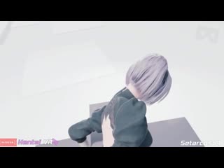 yorha 2b anal sex sfm animation (18 )